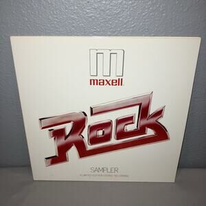 Vinyl Record Maxell Rock Sampler from 1979 LP Album Everything In Great Shape